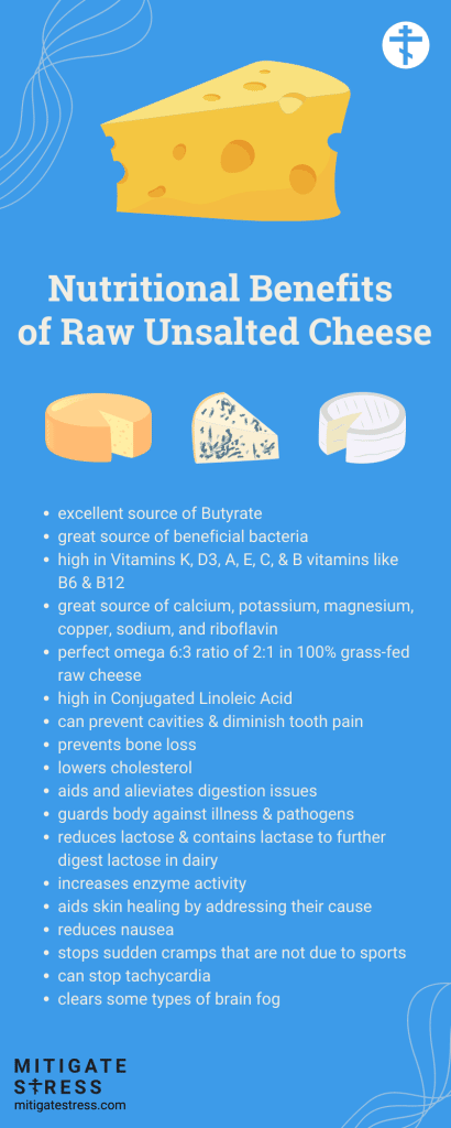 nutritional benefits of raw cheese