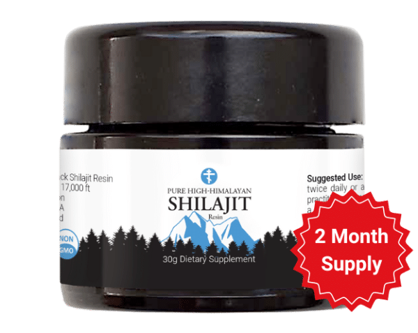 Pure Shilajit Resin - 2 month supply