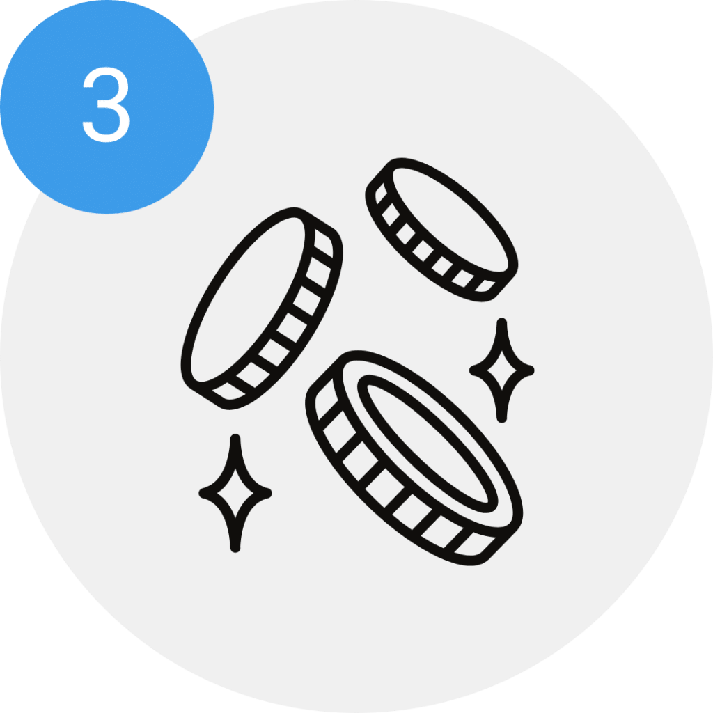 Step 3 - earn money
